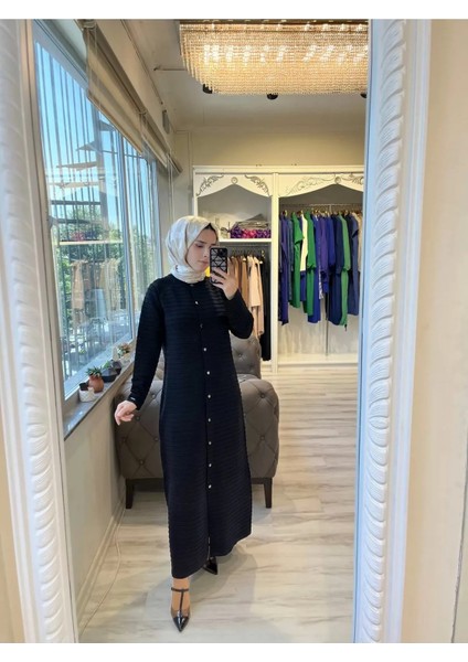 Invee 5732 Nervürlü Triko Hırka
