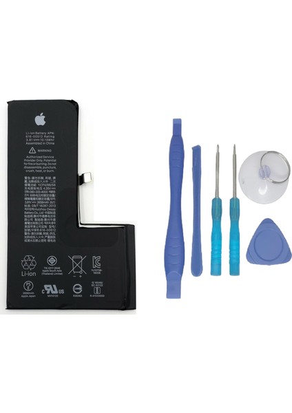 iPhone Xs Max Uyumlu Batarya Pil Sıfır Orijinal + Tamir Seti