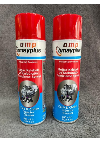 Omay Boğaz Kelebek ve Karbüratör Temizleme Spreyi (500 Ml) 1 Adet