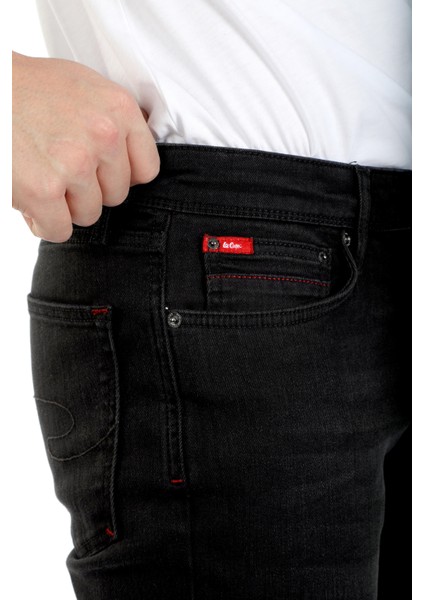 Normal Bel Slim Fit Erkek Denim Pantolon 242 Lcm 121024 Jagger Akerman Venom fırsatları