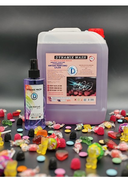 Çilek/strawberry Ortam Parfümü 2'li set Araç Parfümü Oto Parfümü 5 Lt - 250 ml fiyatları