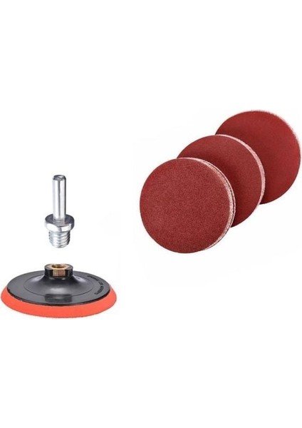 Ahşap Metal Cırt Zımpara Kağıdı 115 mm Disk ve Matkap Uç Set 41 Parça fırsatları