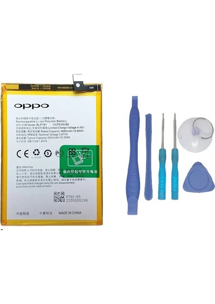 Oppo A72 - BLP781 - Uyumlu Batarya Pil Sıfır Orijinal + Tamir Seti