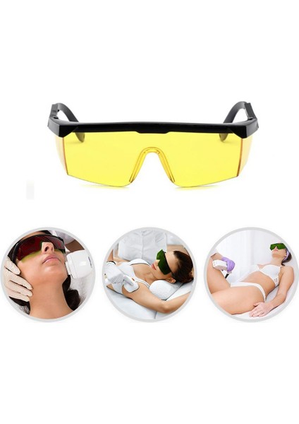 Lazer Epilasyon Personel Koruyucu Sarı Gözlük