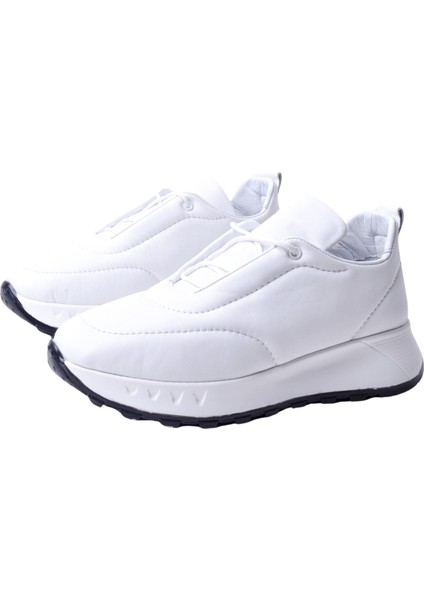 25500701 Kadın Deri Beyaz Spor Ayakkabı modelleri