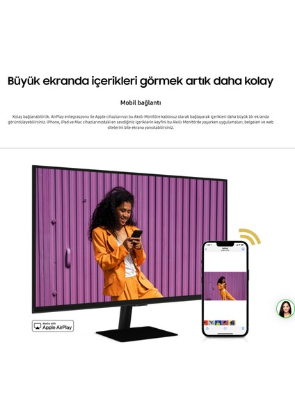 M5 (2025 Model) 32 Inç Fhd Wi-Fi+Bluetooth+Smart Hub+Akıllı Kumanda Hoparlörlü Smart Tv (2 Yıl Samsung Türkiye Garantili)