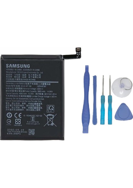 Samsung Galaxy A20S - SM-A207 Uyumlu Batarya Pil Sıfır Orijinal + Tamir Seti