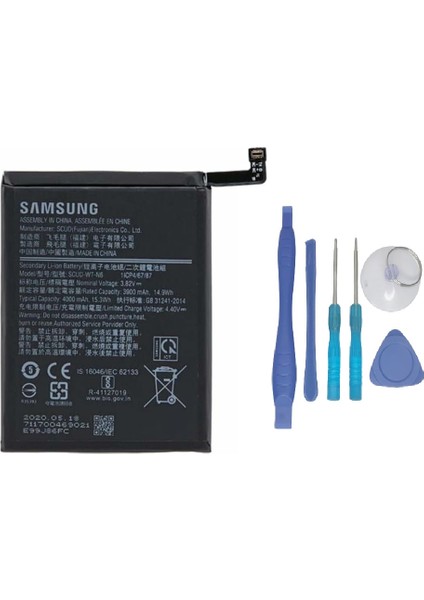 Samsung Galaxy A10S - SM-A107 Uyumlu Batarya Pil Sıfır Orijinal + Tamir Seti