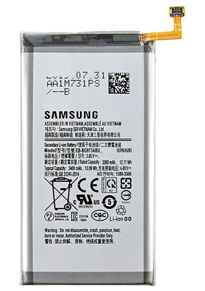 Samsung Galaxy S10 - SM-G973 Uyumlu Batarya Pil Sıfır Orijinal