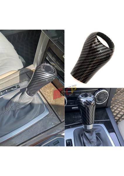 Mercedes Için Vites Topuzu Karbon Trim W203 W203 W211 W212 Glk