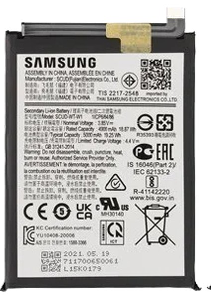 Samsung Galaxy A22 - 5g Uyumlu Batarya Pil Sıfır Orijinal