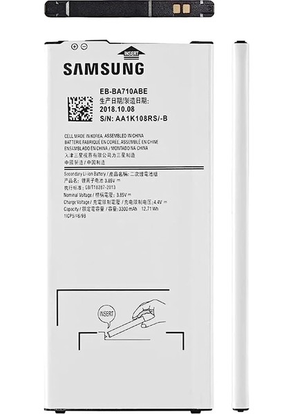Samsung Galaxy A7 - 2016 - SM-A710 Uyumlu Batarya Pil Sıfır Orijinal