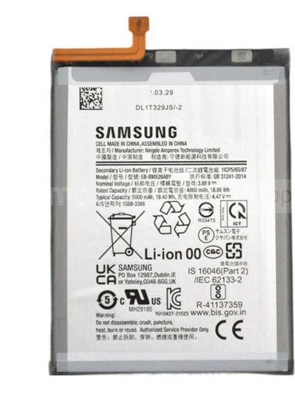 Samsung Galaxy M23 - SM-M236 Uyumlu Batarya Pil Sıfır Orijinal