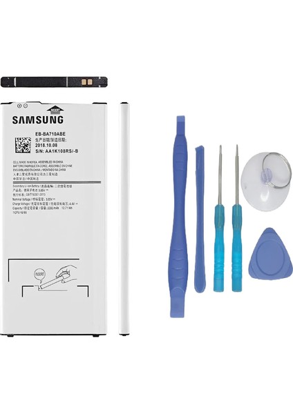 Samsung Galaxy A7 - 2016 - SM-A710 Uyumlu Batarya Pil Sıfır Orijinal + Tamir Seti