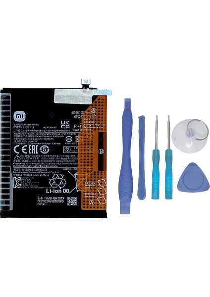 Xiaomi Redmi Note 10 5g - Bn 5A - Uyumlu Batarya Pil Sıfır Orijinal + Tamir Seti