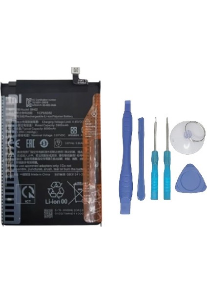 Xiaomi Redmi 9t - Bn 62 - Uyumlu Batarya Pil Sıfır Orijinal + Tamir Seti