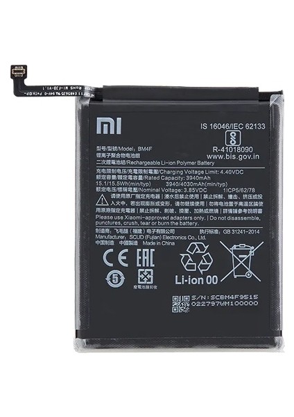 Xiaomi Mi 9 Lite - Bm 4f - Uyumlu Batarya Pil Sıfır Orijinal