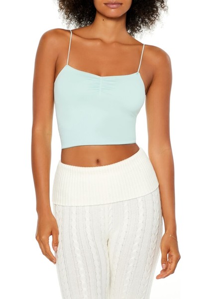 Dikişsiz Crop Atlet