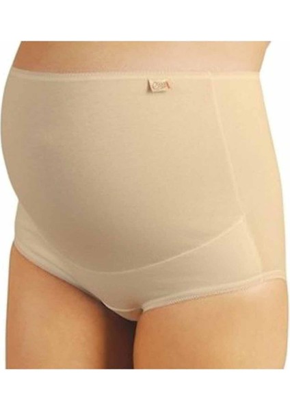 Pamuklu Hamile Likralı Bato Külot Ten - 3324A