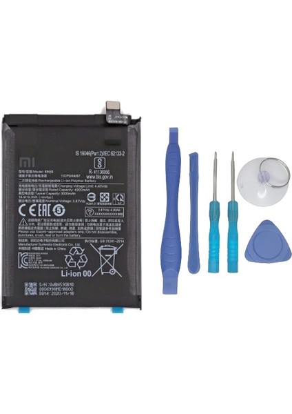 Xiaomi Redmi Note 10 4g - Bn 59 - Uyumlu Batarya Pil Sıfır Orijinal + Tamir Seti
