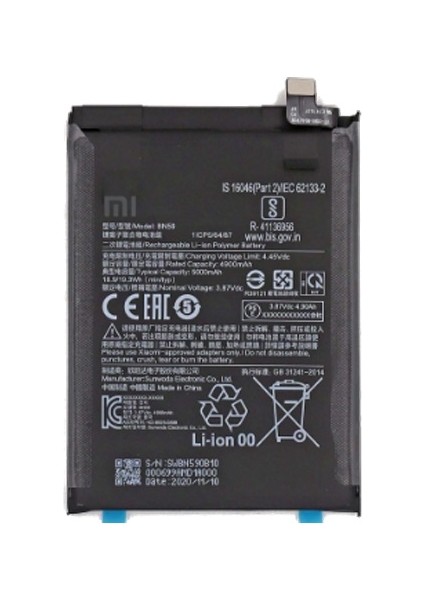 Xiaomi Redmi Note 10 4g - Bn 59 - Uyumlu Batarya Pil Sıfır Orijinal