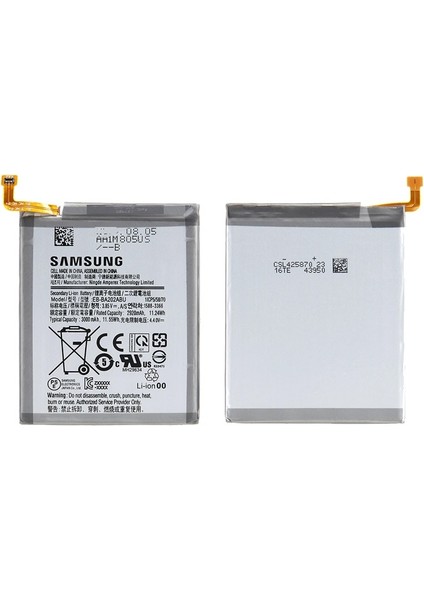 Samsung Galaxy A20E Uyumlu Batarya Pil Sıfır Orijinal