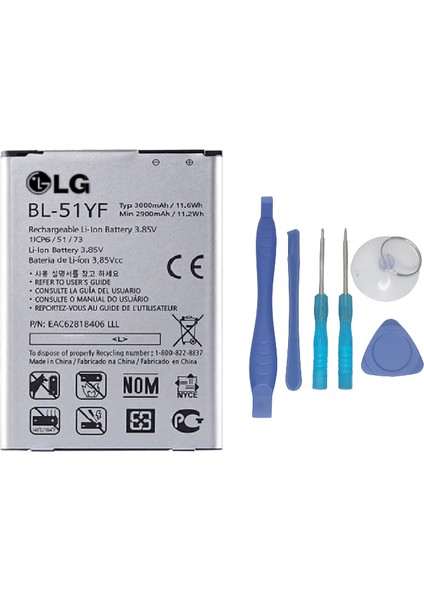 Lg G4 Uyumlu Batarya Pil Sıfır Orijinal + Tamir Seti