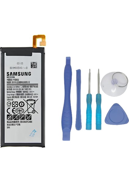 Samsung Galaxy J5 Prıme - SM-G570 Uyumlu Batarya Pil Sıfır Orijinal + Tamir Seti