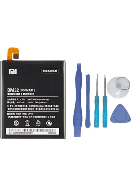 Xiaomi Mi 4 - BM32- Uyumlu Batarya Pil Sıfır Orijinal + Tamir Seti