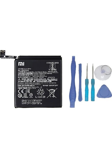 Xiaomi Mi 9t - Bp 41 - Uyumlu Batarya Pil Sıfır Orijinal + Tamir Seti