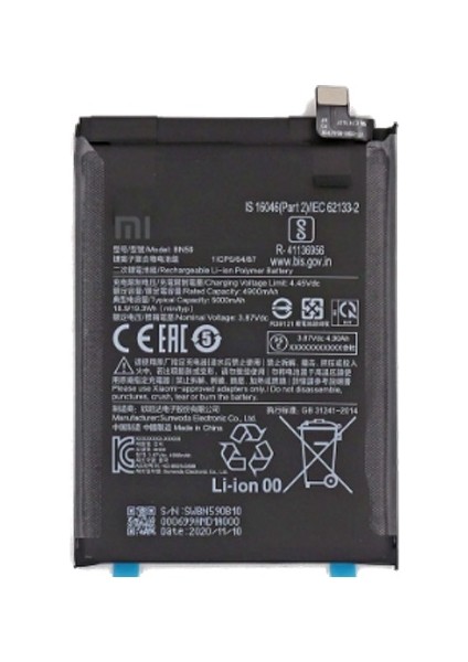 Xiaomi Redmi Note 10S - Bn 59 - Uyumlu Batarya Pil Sıfır Orijinal