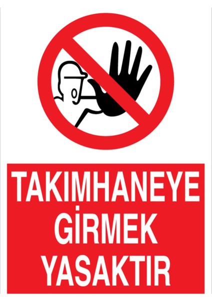 Yetkisiz Kimse Giremez Uyarı Tabelası - 70 x 100 Foreks - YAS37