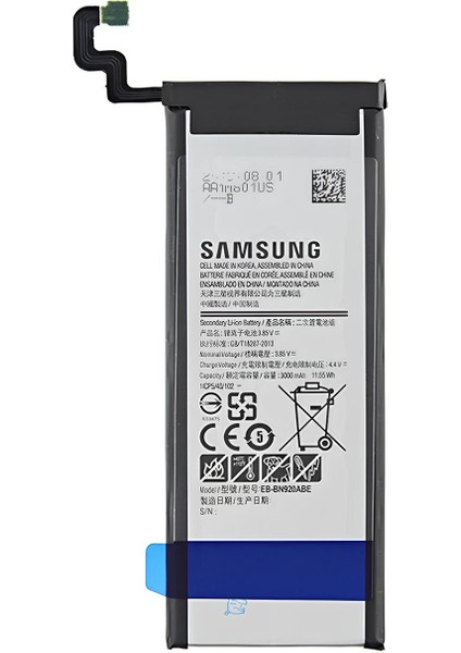 Samsung Galaxy Note 5 - SM-N920 Uyumlu Batarya Pil Sıfır Orijinal