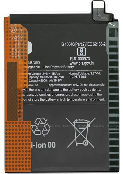 Xiaomi Redmi Note 11 - Bm 5d - Uyumlu Batarya Pil Sıfır Orijinal