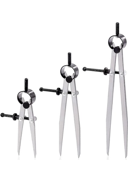 Endüstriyel Yaylı Düz Çizim Pergeli 500 mm