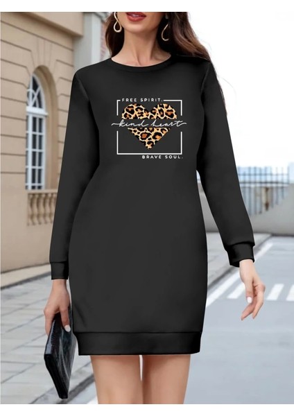 Kadın Uzun Kollu Bisiklet Yaka Desenli Viskon Iki Iplik Bluz