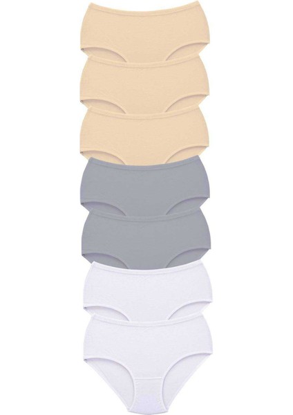 7 Adet Kadın Yüksek Bel Bato Kalın Lastik Külot S20