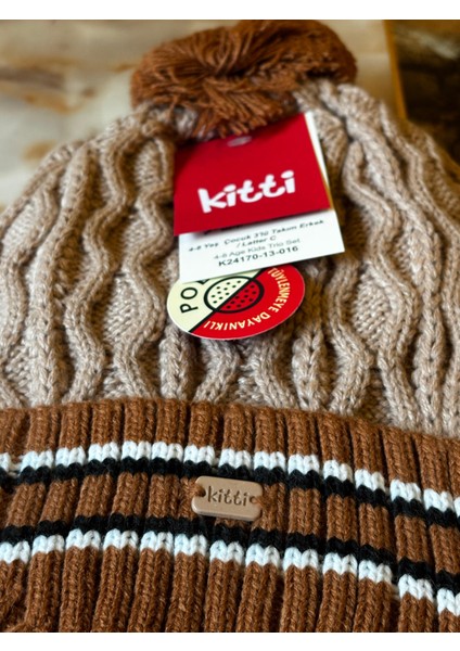 Bere Atkı Eldiven Takım 4-8 Yaş Erkek Letter C fiyatları