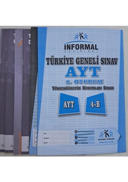 Informal Türkiye Geneli Ayt 8 Deneme Sınavı