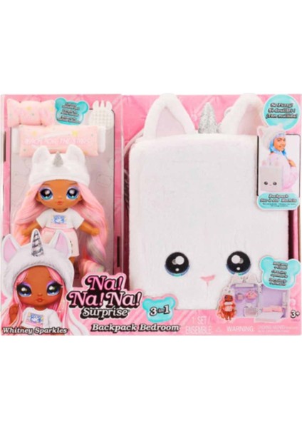 Nanana Surprise 3 In 1 Sırt Çantalı Oyun Seti Whitney Sparkles