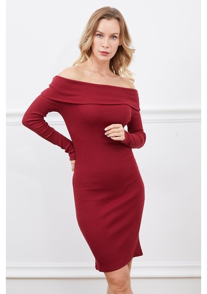 Madonna Yaka Fitilli Elbise modelleri