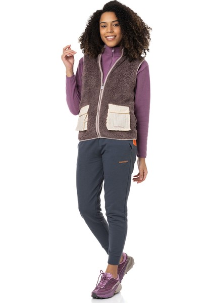 Kadın Outdoor Tekstil Yelek Jen Kahverengi fiyatları