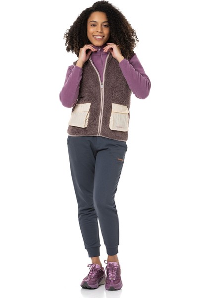 Kadın Outdoor Tekstil Yelek Jen Kahverengi modelleri