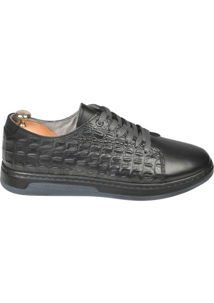 Yanları Kabartma Desenli Taban Deri Casual Ayakkabı Sneaker 2509968 indirimleri