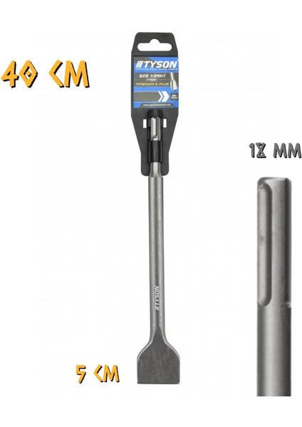 Kupa Tyson Sds Max Geniş Keski - 18X400X50 Mm.