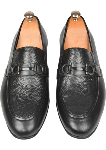 Tokalı Klasik Hafif Taban Deri Casual Ayakkabı Loafer 2509976
