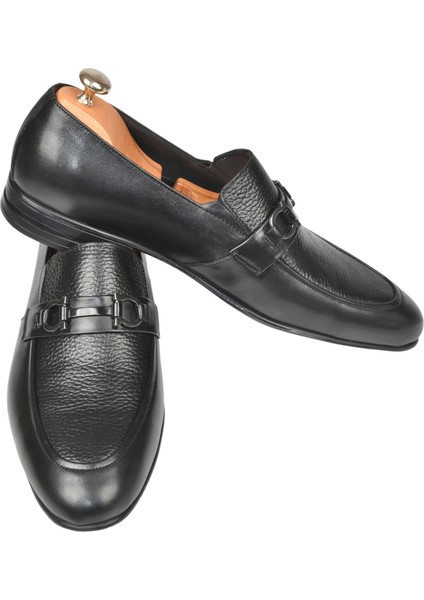 Tokalı Klasik Hafif Taban Deri Casual Ayakkabı Loafer 2509976