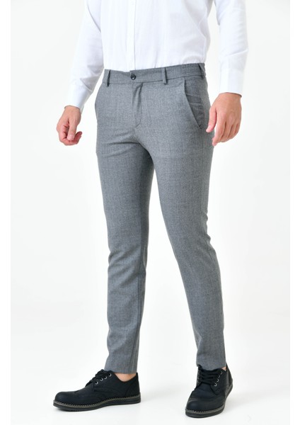 Arkadan Lastikli Erkek Pantolon Can-5