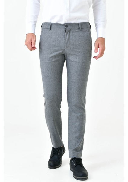 Arkadan Lastikli Erkek Pantolon Can-5