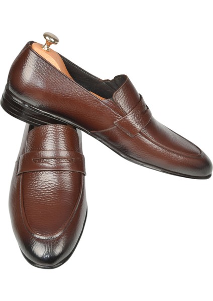 Desenli Deri Klasik Ayakkabı Loafer 2501002 indirimleri